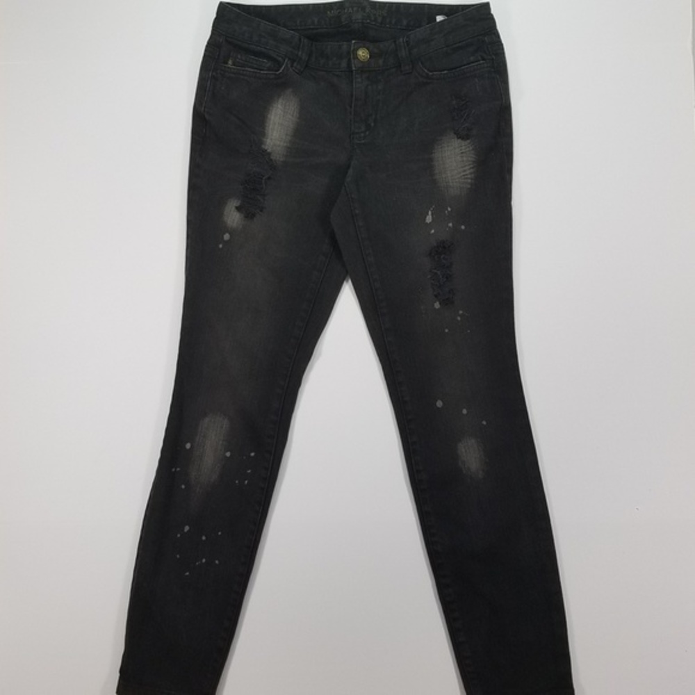 Michael Kors Destressed Bleached Jeans Siz…